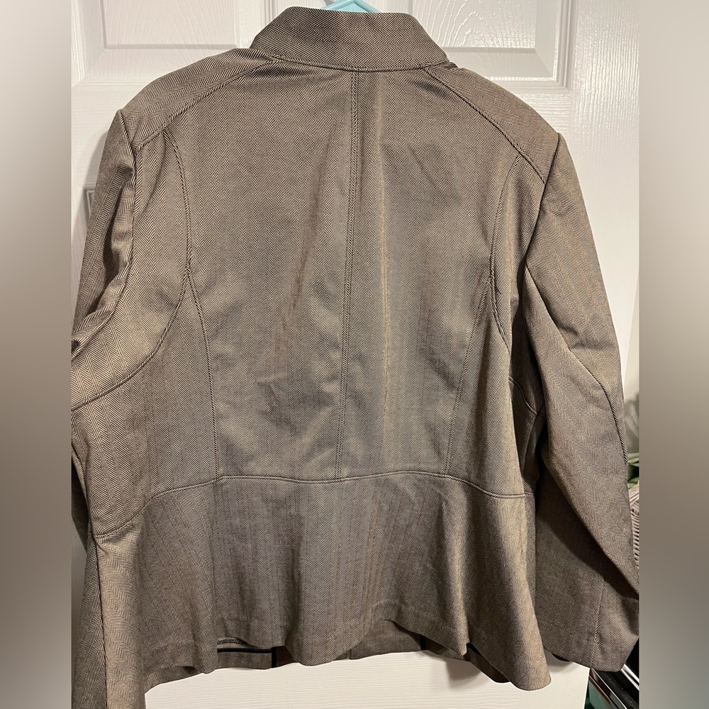 Lane Bryant Herringbone Blazer Sz 24 NWT - Picture 9 of 11